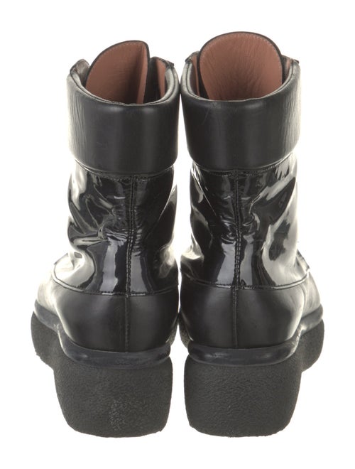 Robert Clergerie Patent Leather Combat Boots