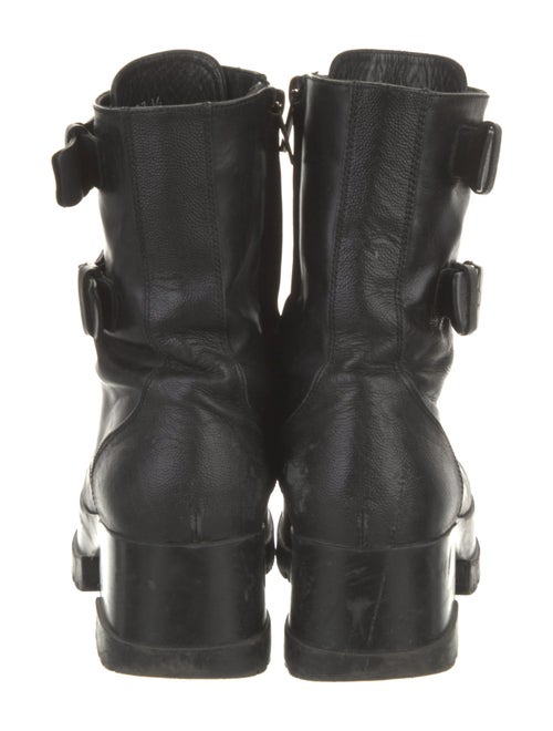 Robert Clergerie Leather Combat Boots