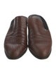 Robert Clergerie Embossed Leather Slides