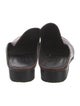 Robert Clergerie Embossed Leather Slides