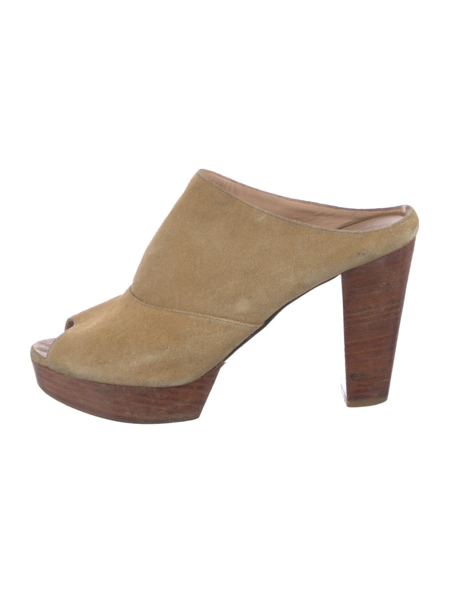 Robert Clergerie Suede Slides