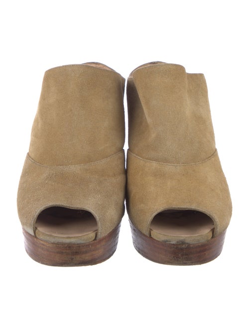 Robert Clergerie Suede Slides