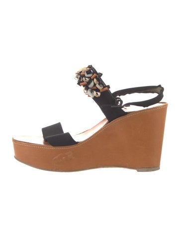 Robert Clergerie Sandals Sequin Embellishments 7.5