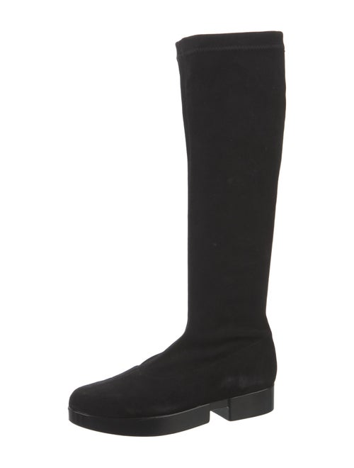 Robert Clergerie Suede Sock Boots