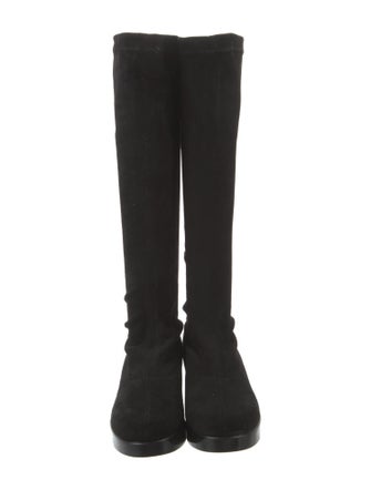 Robert Clergerie Suede Sock Boots