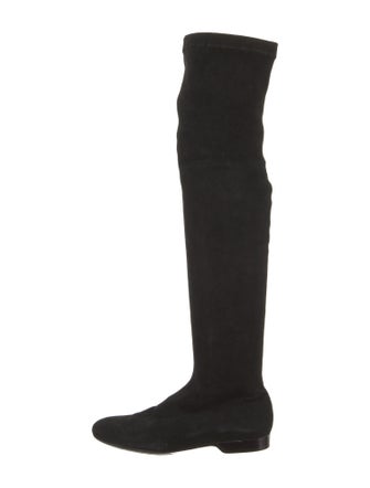 Robert Clergerie Suede Sock Boots