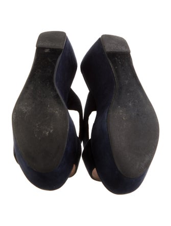 Robert Clergerie Suede Slides