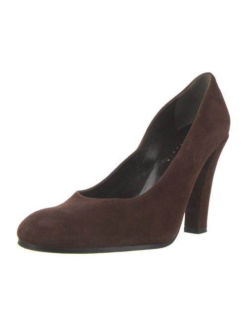 Robert Clergerie Suede D'Orsay Pumps