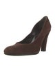 Robert Clergerie Suede D'Orsay Pumps