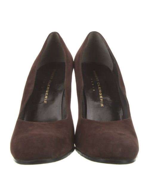 Robert Clergerie Suede D'Orsay Pumps