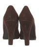 Robert Clergerie Suede D'Orsay Pumps