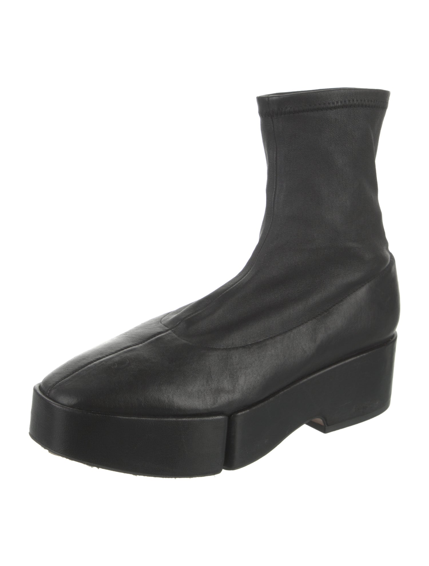 Robert Clergerie Leather Sock Boots