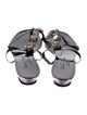 Robert Clergerie Patent Leather T-Strap Sandals
