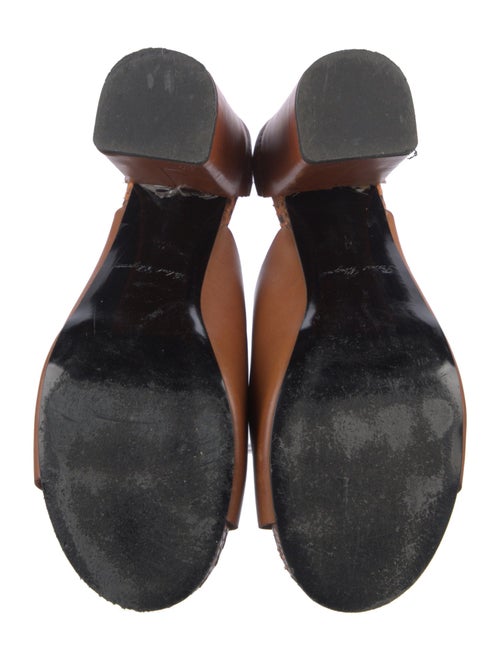 Robert Clergerie Leather Slides