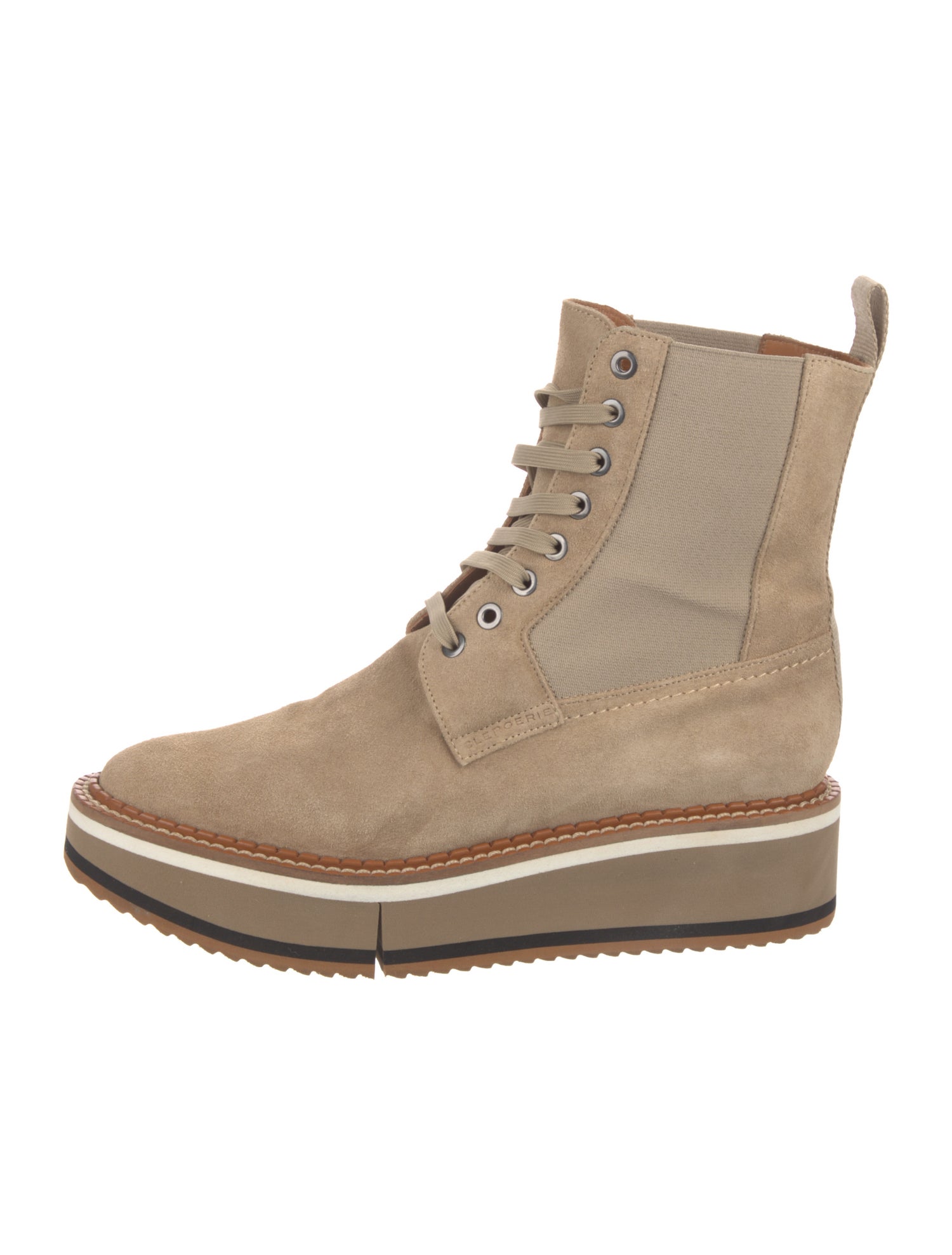 Robert Clergerie Suede Combat Boots