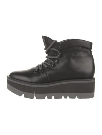 Robert Clergerie Leather Lace-Up Boots