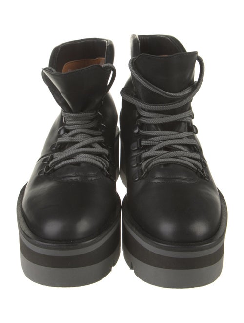 Robert Clergerie Leather Lace-Up Boots