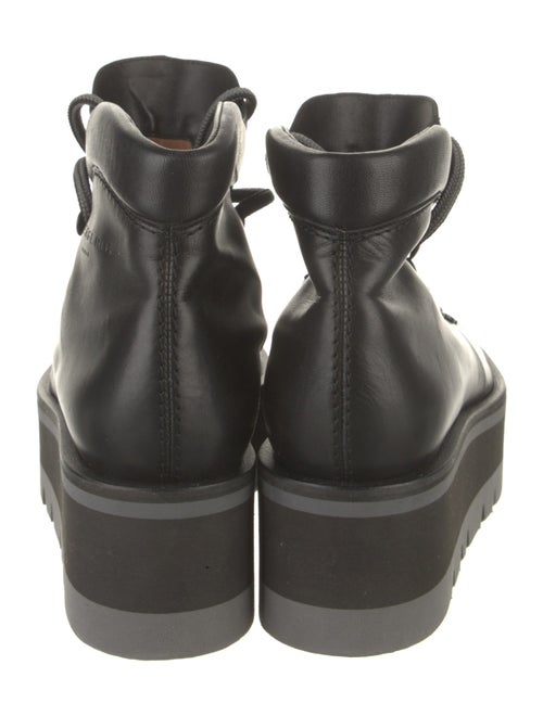 Robert Clergerie Leather Lace-Up Boots