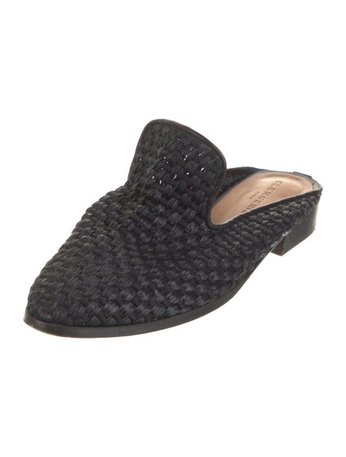 Robert Clergerie Straw Mules