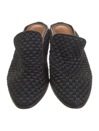 Robert Clergerie Straw Mules