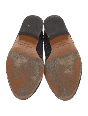 Robert Clergerie Straw Mules