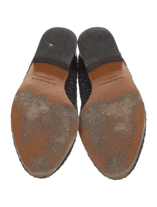 Robert Clergerie Straw Mules