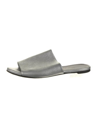 Robert Clergerie Leather Slides