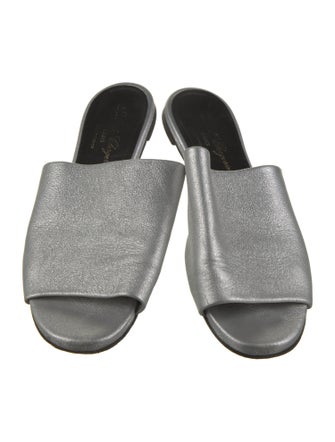 Robert Clergerie Leather Slides