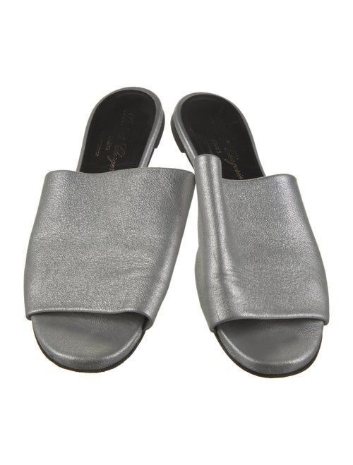 Robert Clergerie Leather Slides