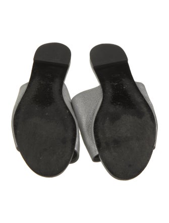 Robert Clergerie Leather Slides