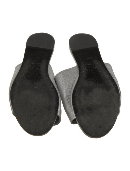 Robert Clergerie Leather Slides