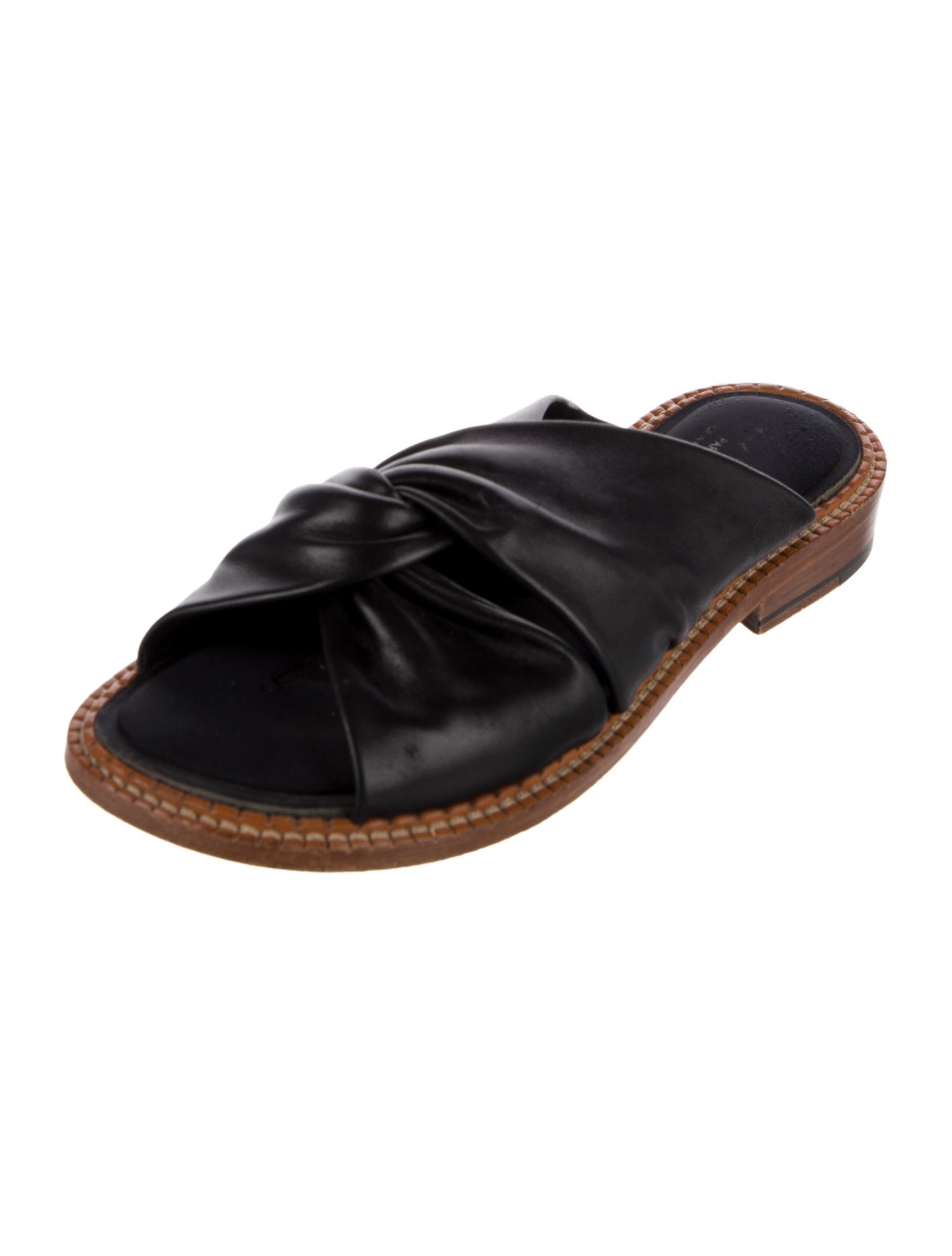 Robert Clergerie Leather Slides