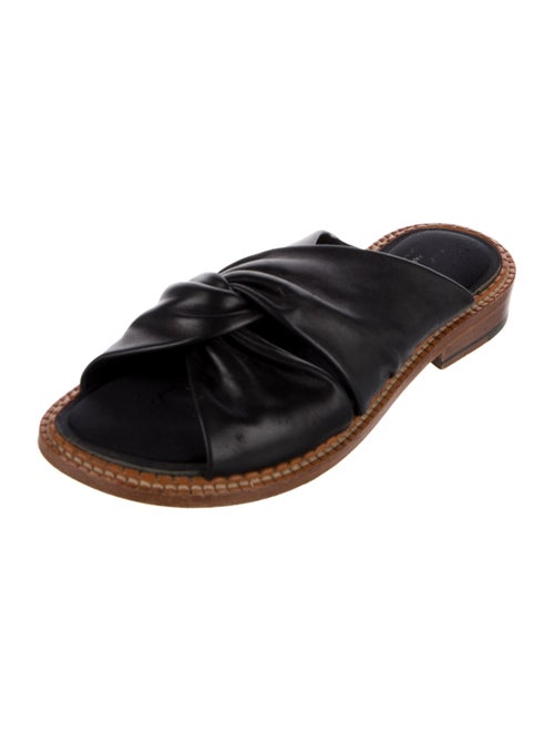 Robert Clergerie Leather Slides