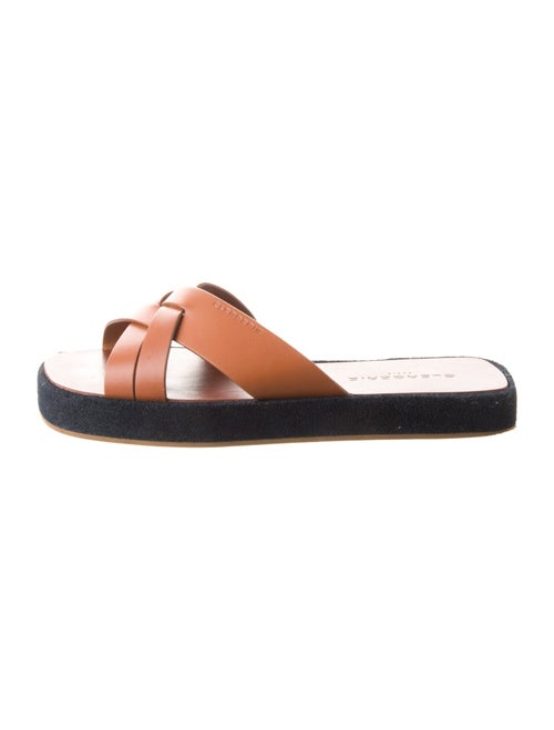 Robert Clergerie Leather Slides