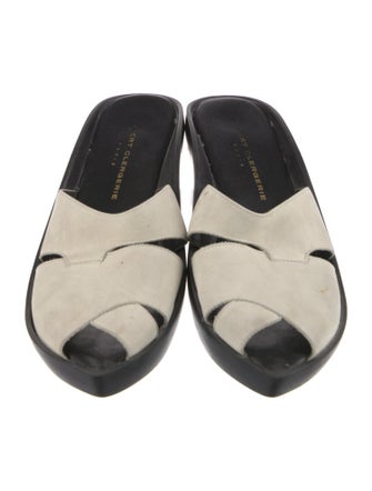 Robert Clergerie Leather Slides