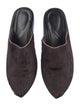 Robert Clergerie Ponyhair Fur Trim Mules