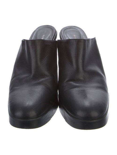 Robert Clergerie Leather Mules