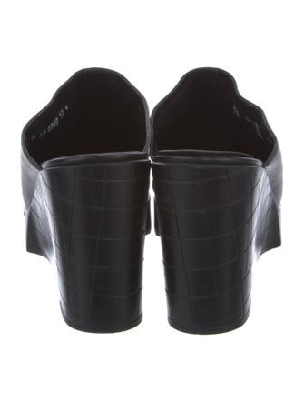 Robert Clergerie Leather Mules