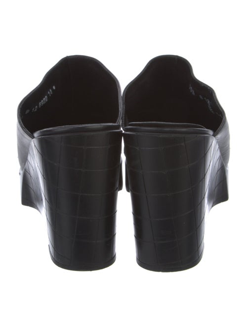 Robert Clergerie Leather Mules