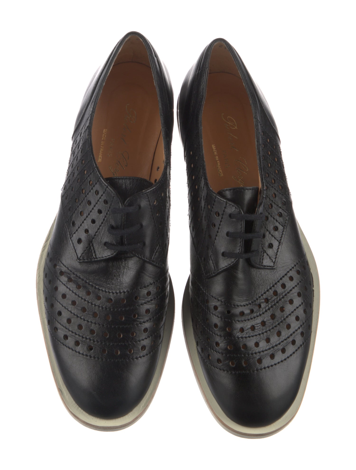 Robert Clergerie Leather Oxfords