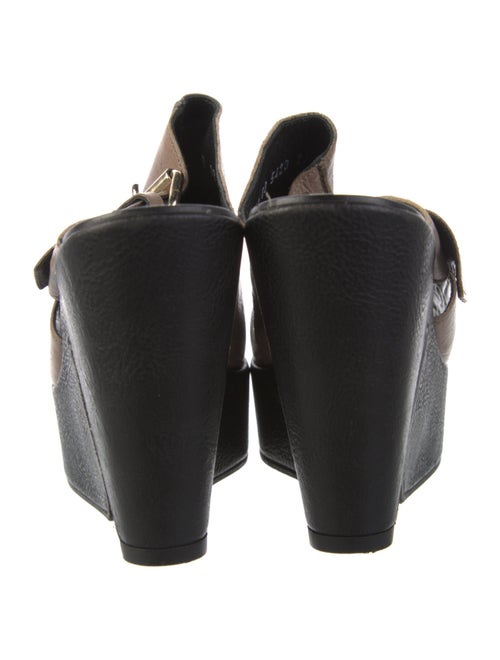 Robert Clergerie Leather Slides
