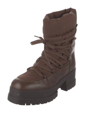 Robert Clergerie Nylon Combat Boots