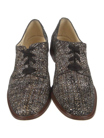 Robert Clergerie Printed Oxfords