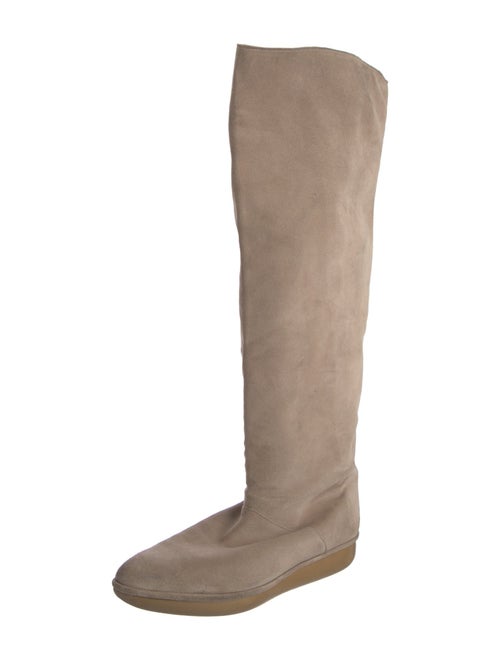 Robert Clergerie Suede Riding Boots