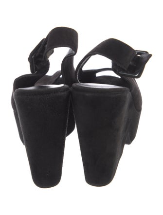 Robert Clergerie Suede Slingback Pumps