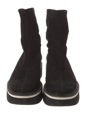 Robert Clergerie Suede Sock Boots