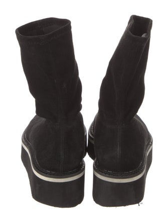 Robert Clergerie Suede Sock Boots