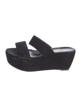 Robert Clergerie Suede Slides