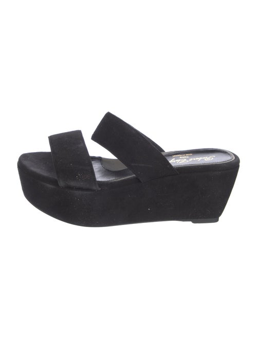 Robert Clergerie Suede Slides