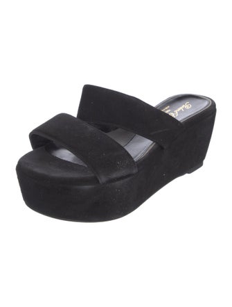 Robert Clergerie Suede Slides